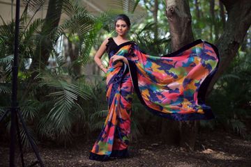 Picture of Designer Sequin saree