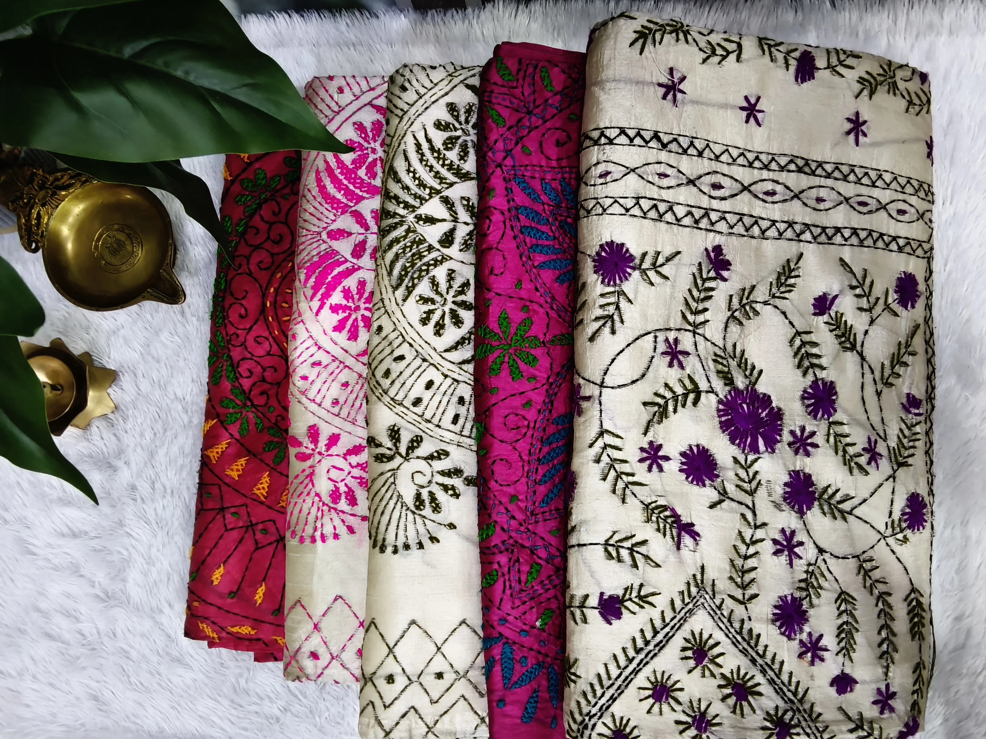 Radhe Katha work saree