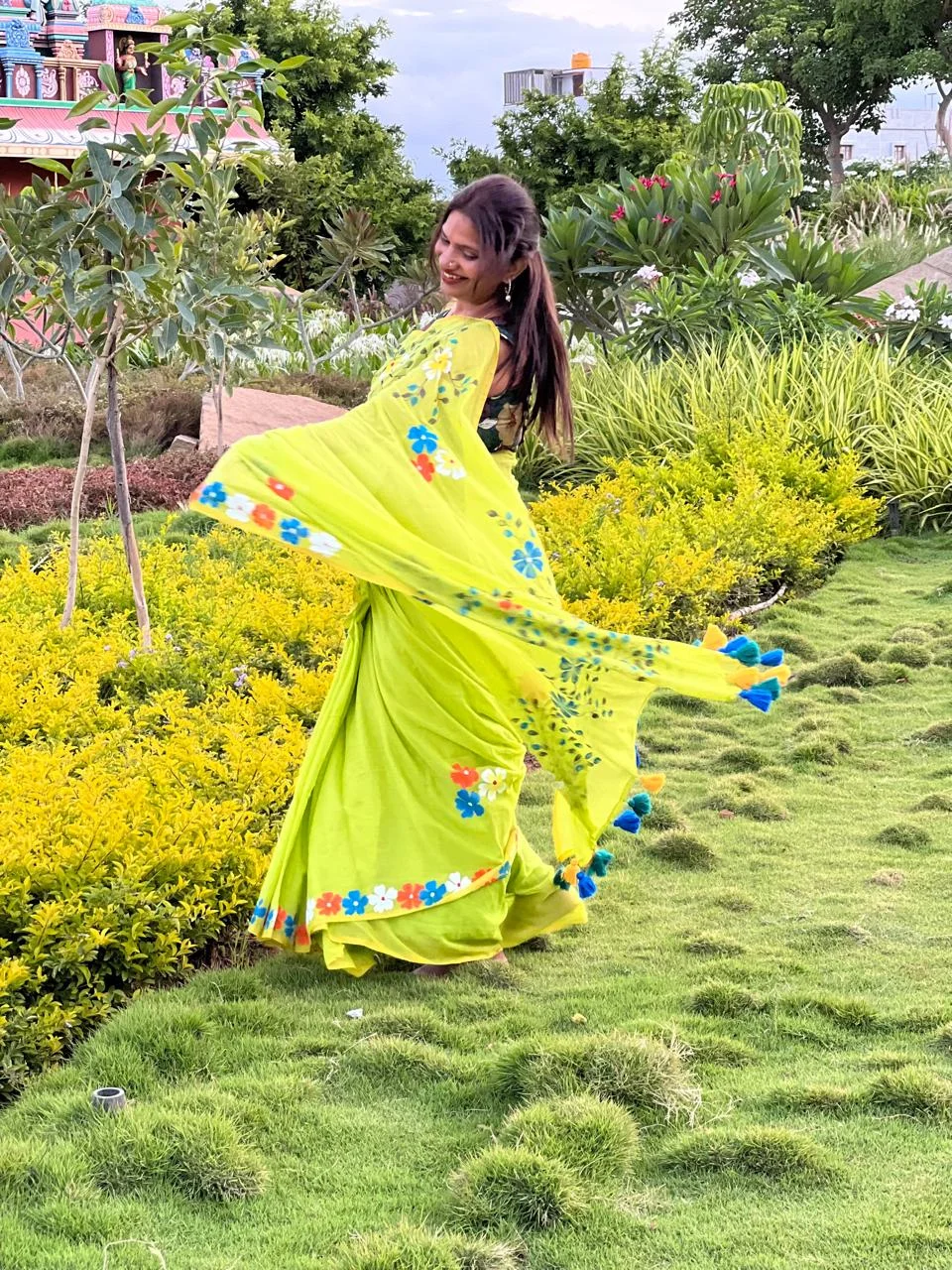 Litchi Malmal Cotton Saree