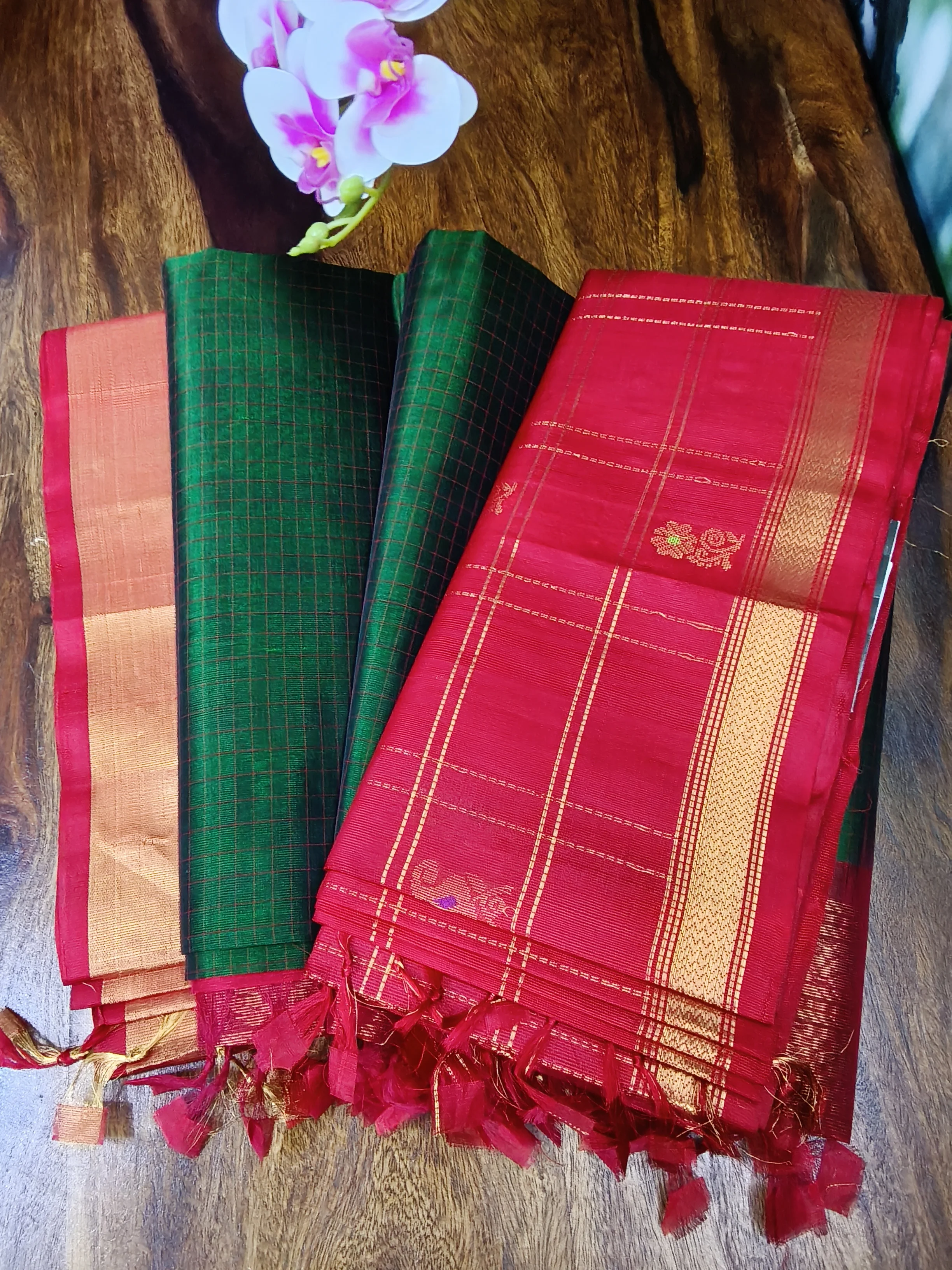 Samudrikas Varalakshmi Silk Cotton Saradha's by Meenu