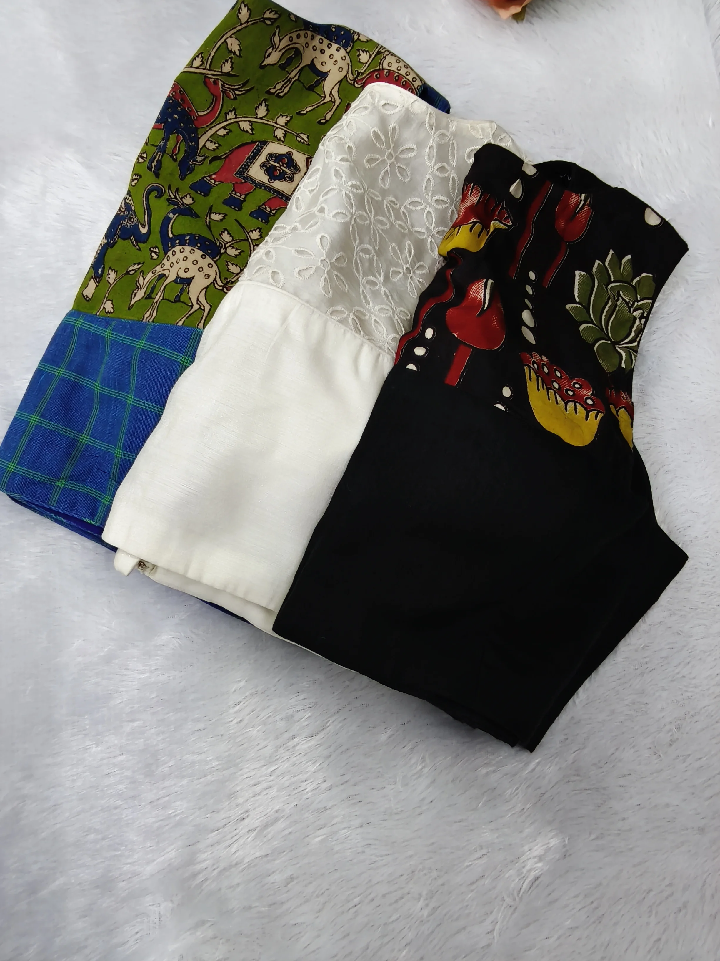 Blouse of the Day – Premium Patchwork Collection ✨
